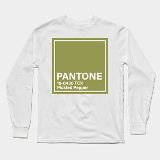 pantone 16-0436 TCX Pickled Pepper Long Sleeve T-Shirt